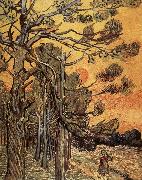 Vincent Van Gogh Pine trees against an evening Sky France oil painting reproduction